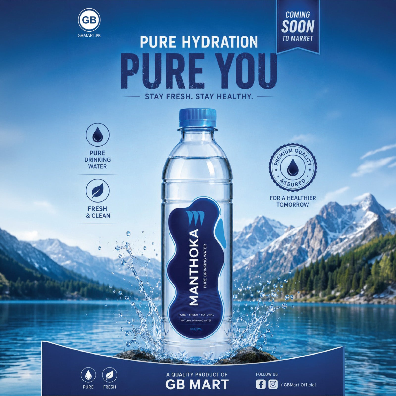 Manthokha Drinking Water – 500ml
