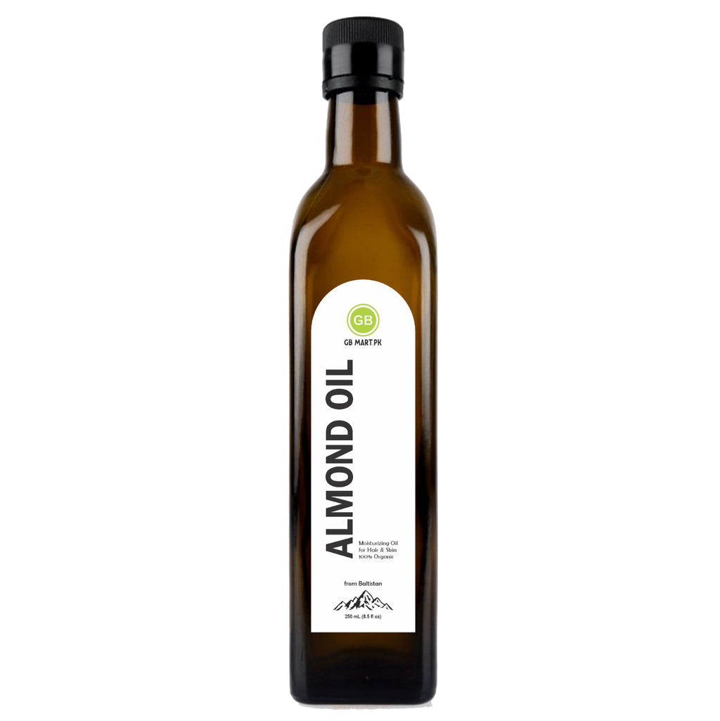Organic Almond Oil for Hair & Skin – 250ml